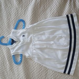 Toddler Ralph Lauren polo white summer dress
